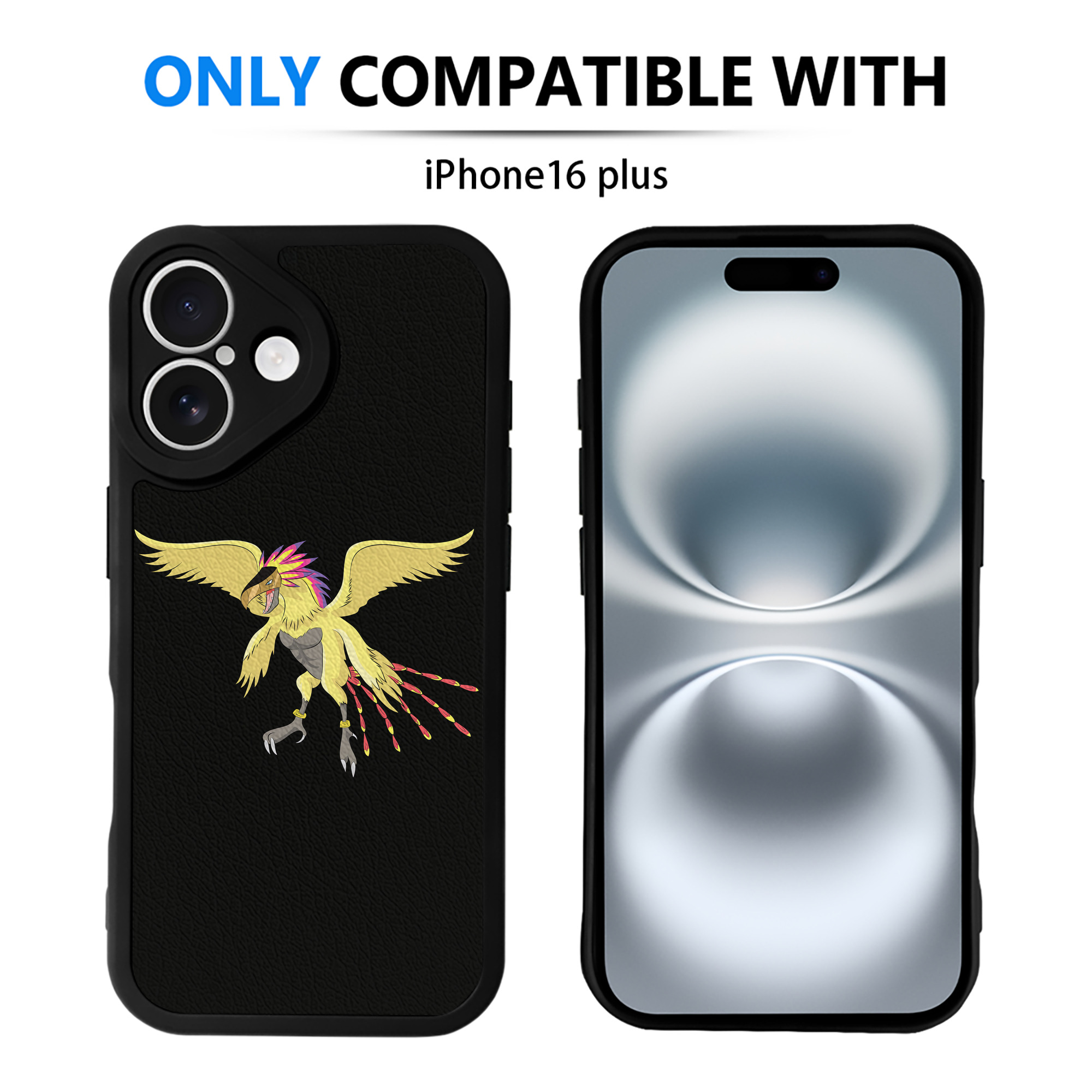 （画像用） Digimon デジタルモンスター/デジモン 【iPhone 16シリーズ対応】シリコンスマホケース（レザー調） 材質：シリコン